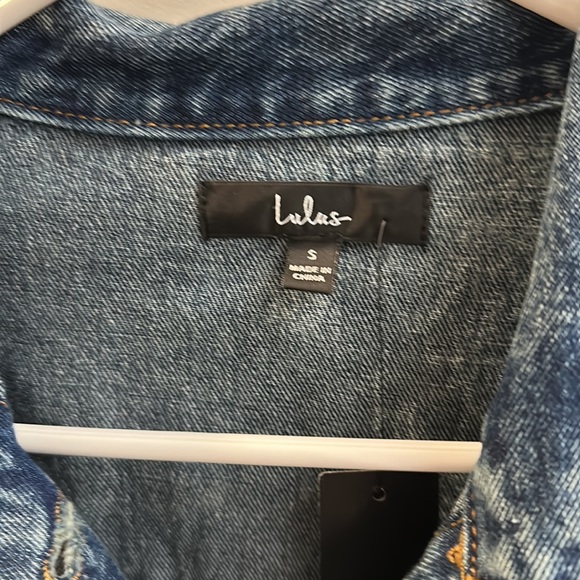 Lulus Crop Denim Jacket - Picture 3 of 9
